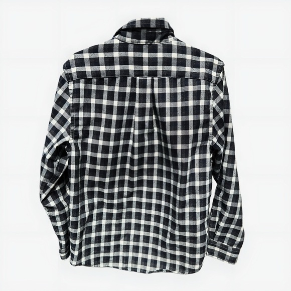 Boys 7 Vineyard Vines Black and White Checkered Shirt - Picture 2 of 3